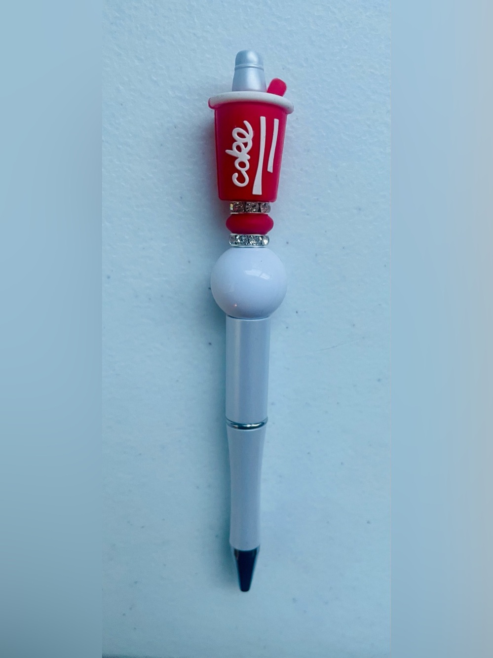 Novelty Diet Coke Cup Pen with Red and White Top